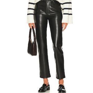 Agolde Recycled Leather Fitted 90’s Pants (27)
